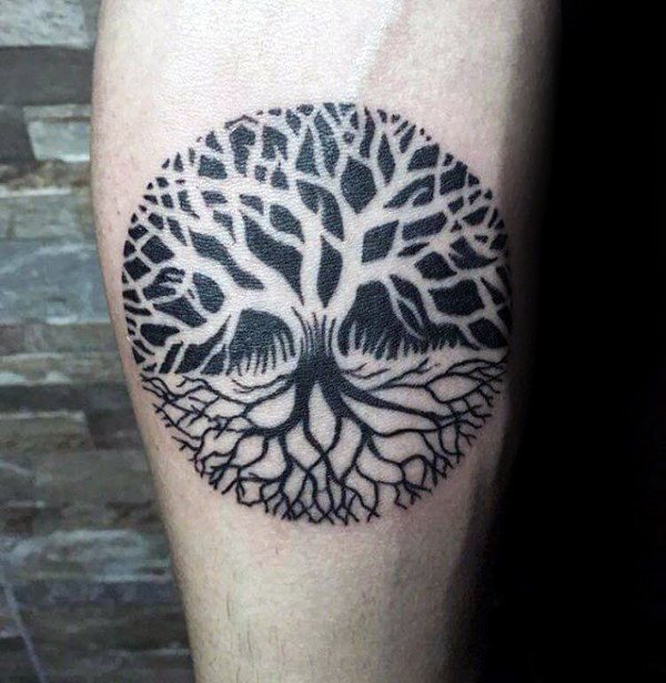 tatuaggio radici di albero 05