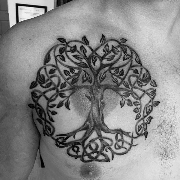 tatuaggio radici di albero 29
