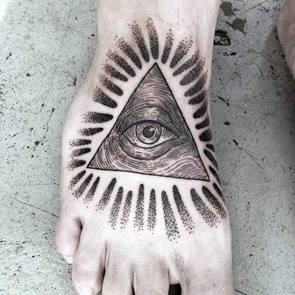 tatuaggio simbolo dollaro occhio provvidenza 03