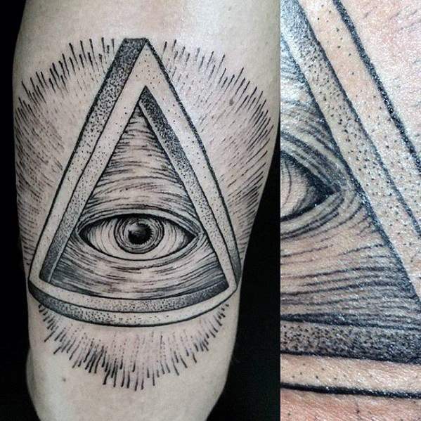tatuaggio simbolo dollaro occhio provvidenza 101