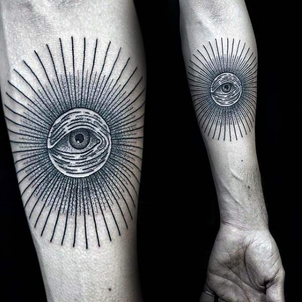 tatuaggio simbolo dollaro occhio provvidenza 15