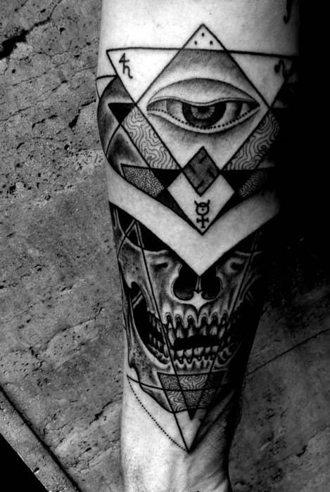 tatuaggio simbolo dollaro occhio provvidenza 31
