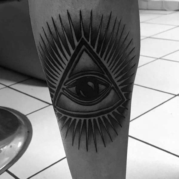 tatuaggio simbolo dollaro occhio provvidenza 55