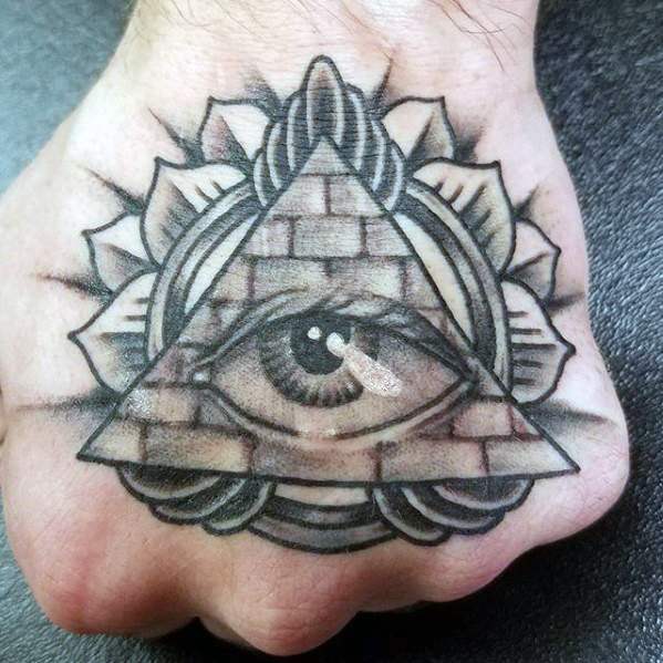 tatuaggio simbolo dollaro occhio provvidenza 57