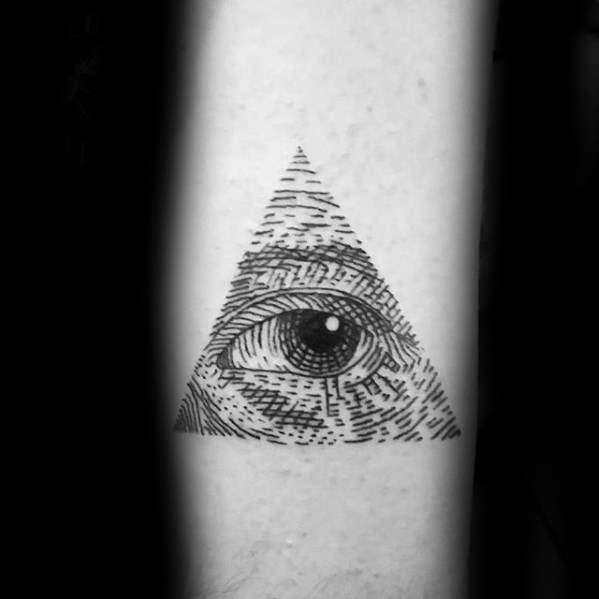 tatuaggio simbolo dollaro occhio provvidenza 65