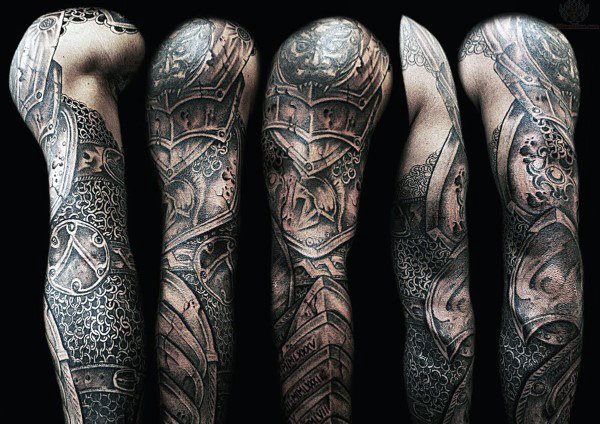 tatuaggio armatura 23