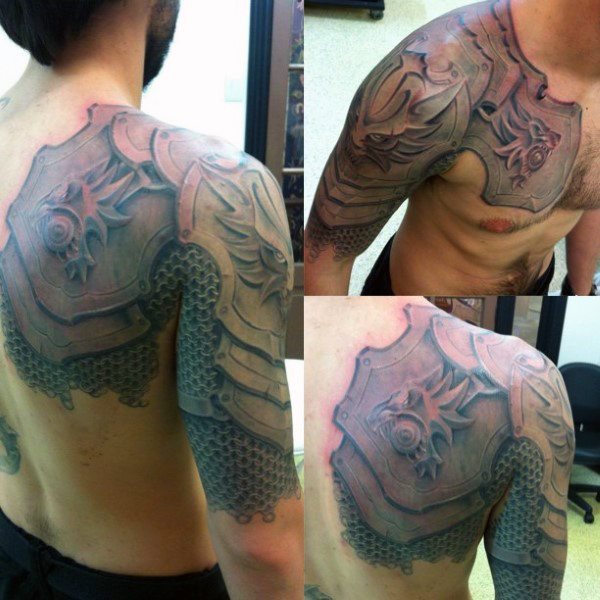 tatuaggio armatura 73
