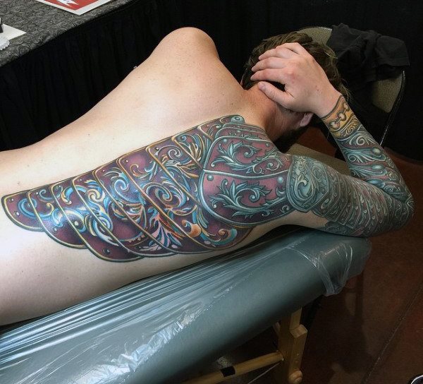 tatuaggio armatura 83