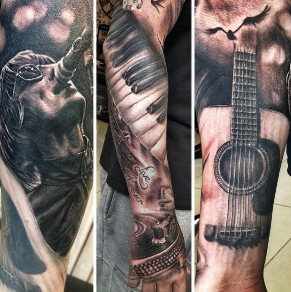 tatuaggio chitarra 21