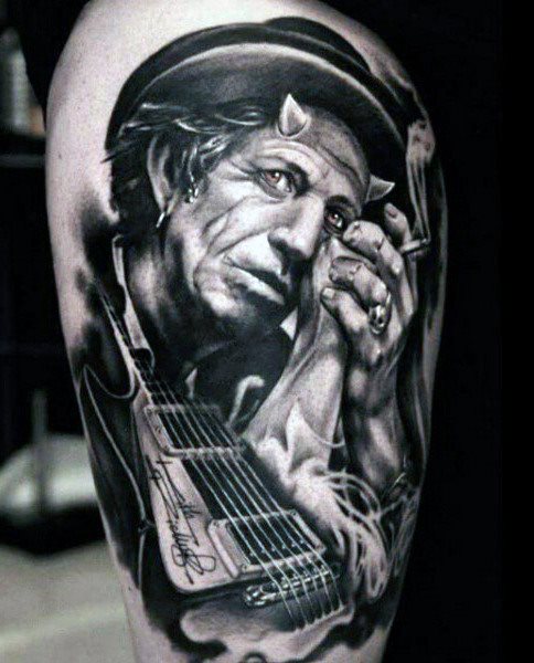 tatuaggio chitarra 87