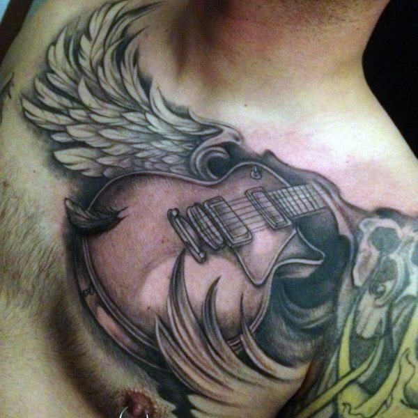 tatuaggio chitarra 99