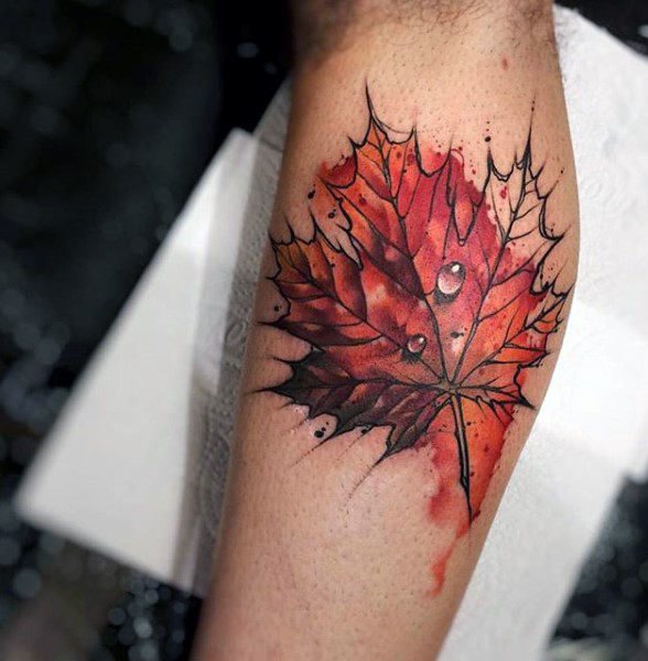 tatuaggio foglia 101