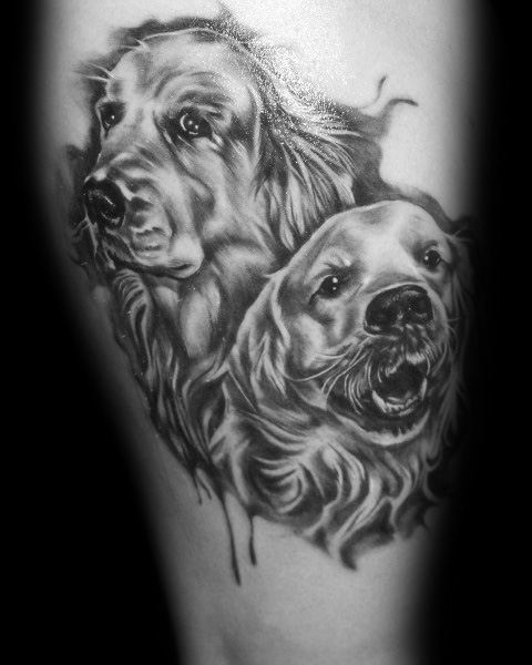 tatuaggio golden retriever 09