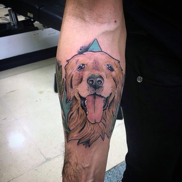tatuaggio golden retriever 63