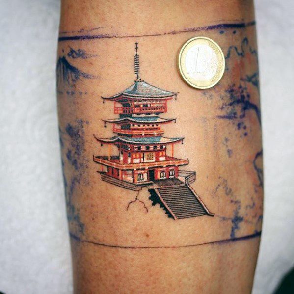 60 Tatuaggi con le pagode (con significato)