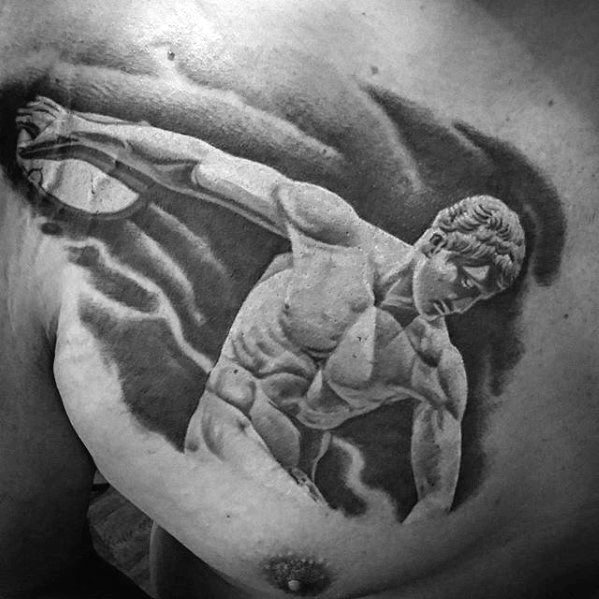 tatuaggio statua romana 37