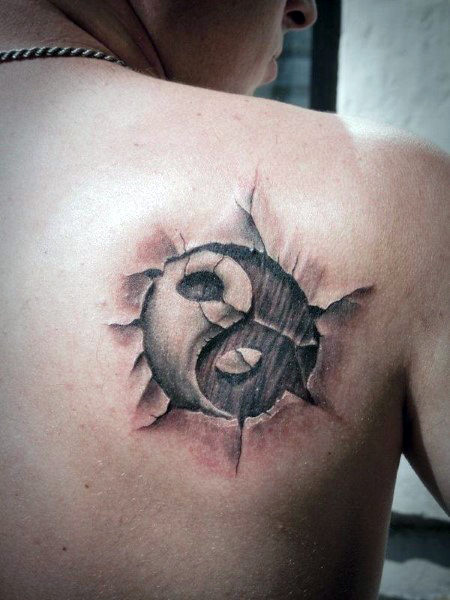 tatuaggio yin yang 111