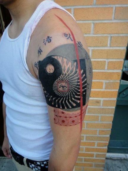 tatuaggio yin yang 115