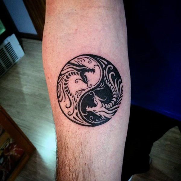 tatuaggio yin yang 85