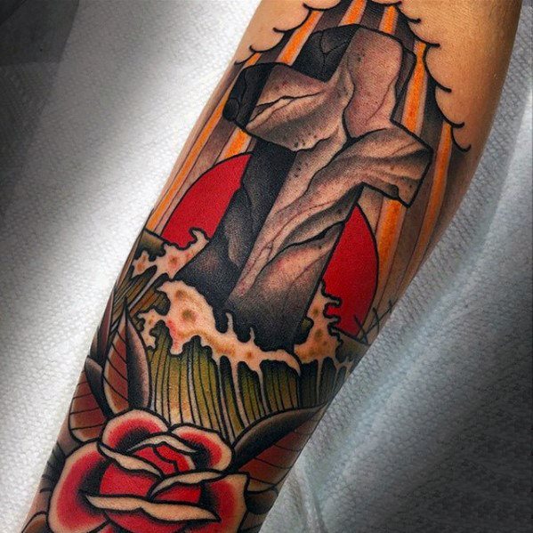 tatuaggio croce 144