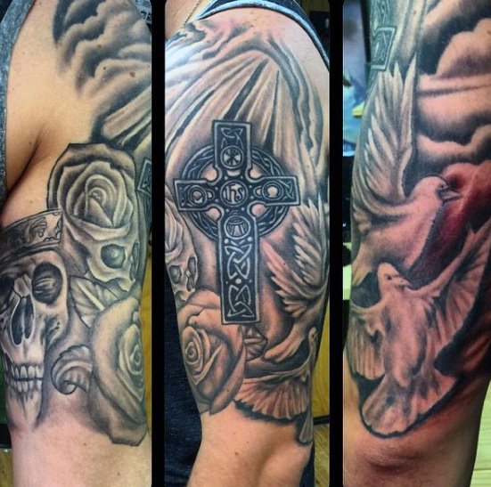 tatuaggio croce 236