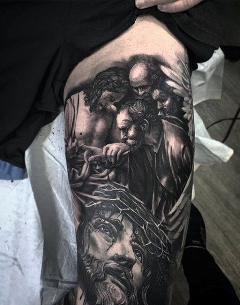 tatuaggio gesu cristo 158