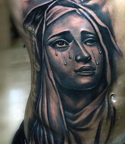 tatuaggio vergine maria 118