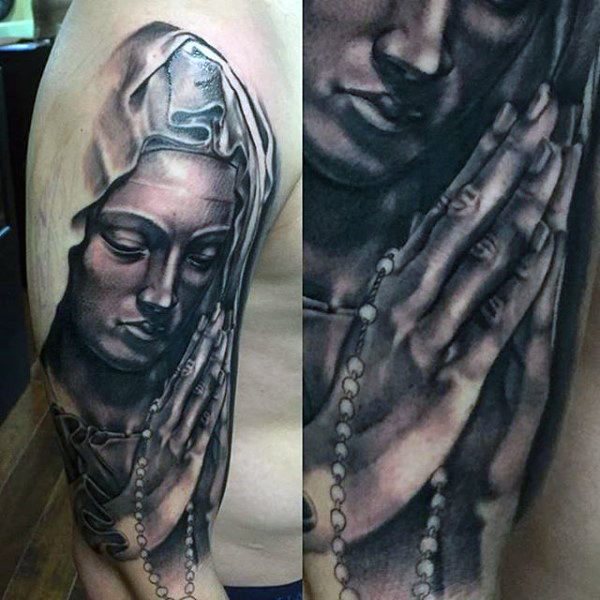 tatuaggio vergine maria 124