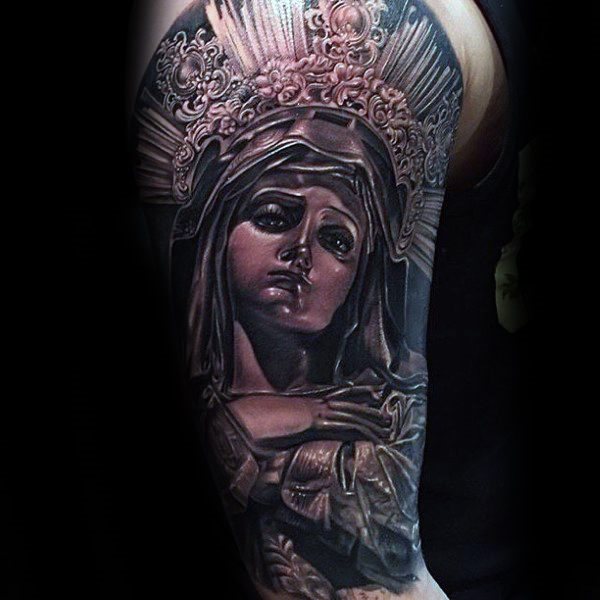 tatuaggio vergine maria 160