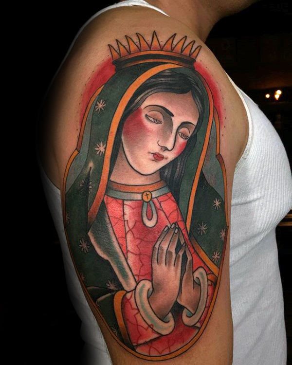 tatuaggio vergine maria 34