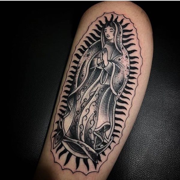tatuaggio vergine maria 358