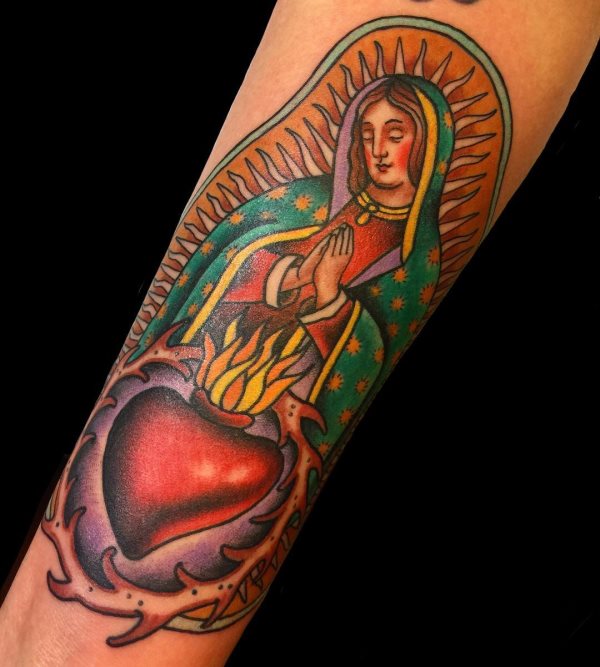 tatuaggio vergine maria 372