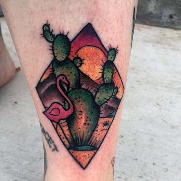 tatuaggio cactus 129