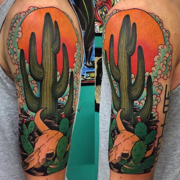 tatuaggio cactus 31