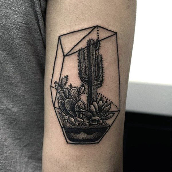 tatuaggio cactus 75