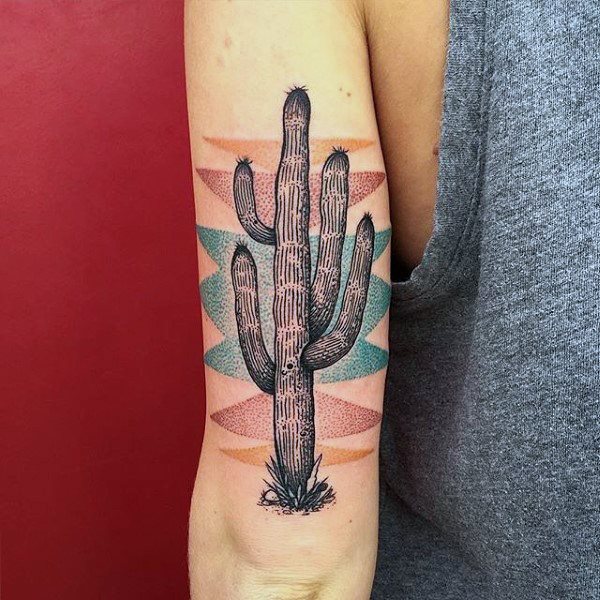 tatuaggio cactus 77