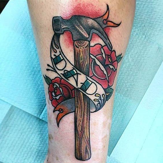 tatuaggio falegname carpentiere 109