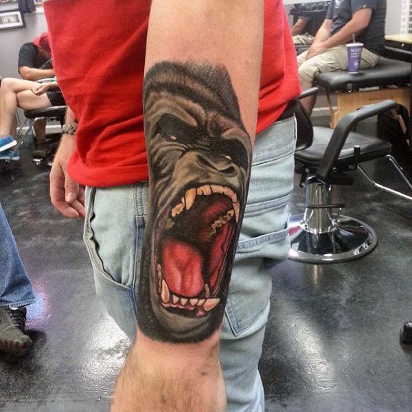 tatuaggio gorilla 01