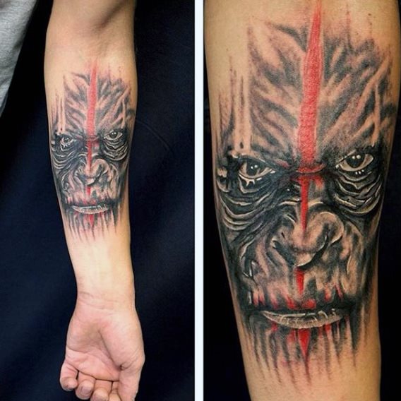 tatuaggio gorilla 106