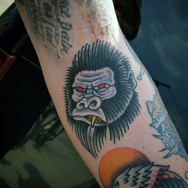 tatuaggio gorilla 160