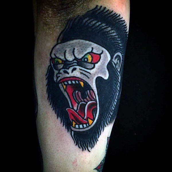 tatuaggio gorilla 217