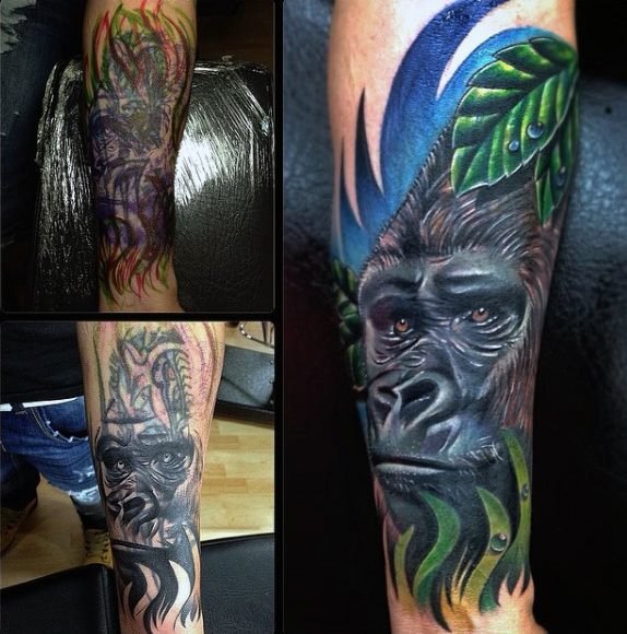 tatuaggio gorilla 232