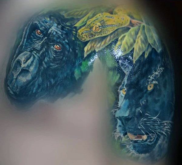 tatuaggio gorilla 55