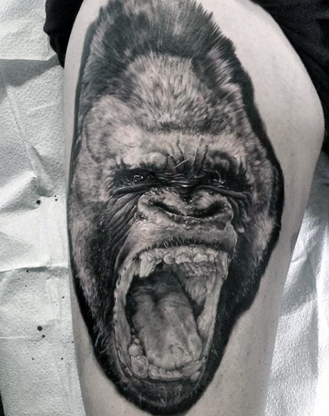 tatuaggio gorilla 64