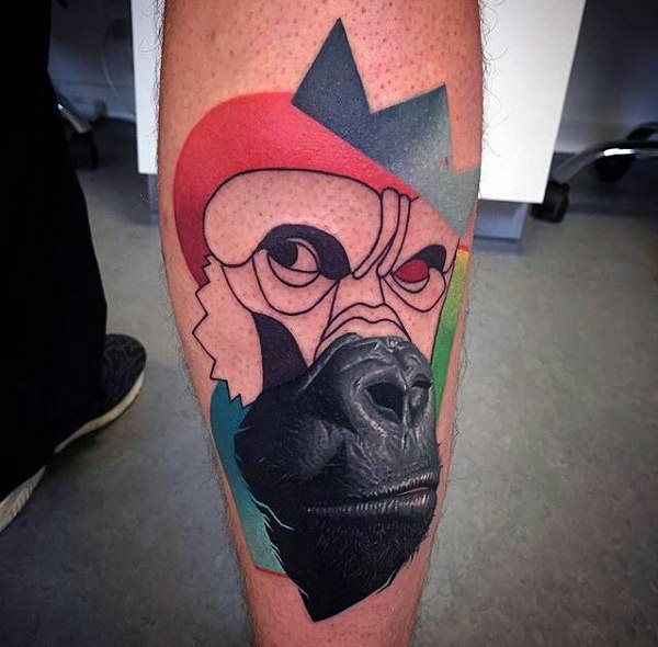 tatuaggio gorilla 73