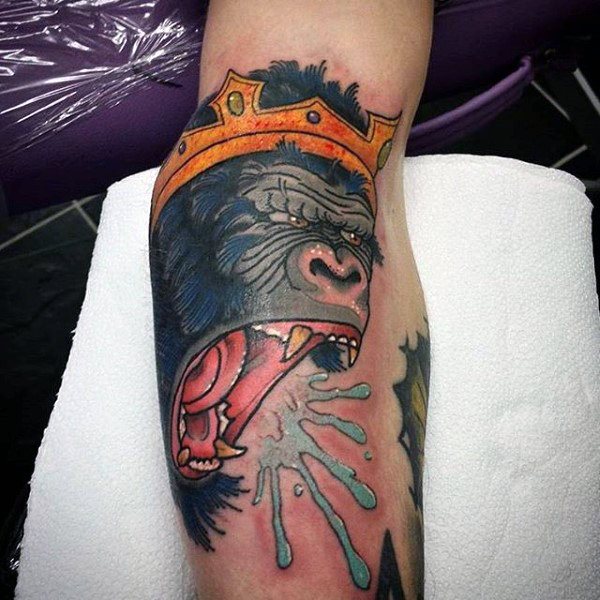 tatuaggio gorilla 76