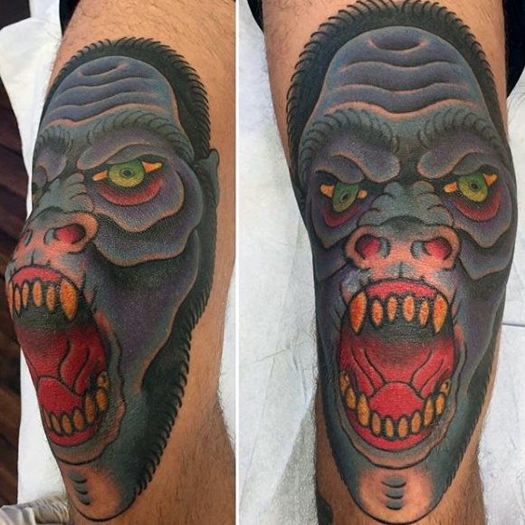 tatuaggio gorilla 85