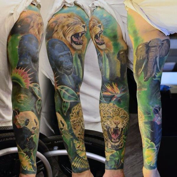 tatuaggio gorilla 91
