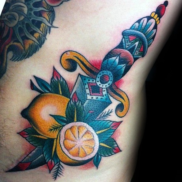 tatuaggio limone uomo 100