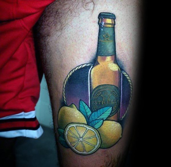 tatuaggio limone uomo 43